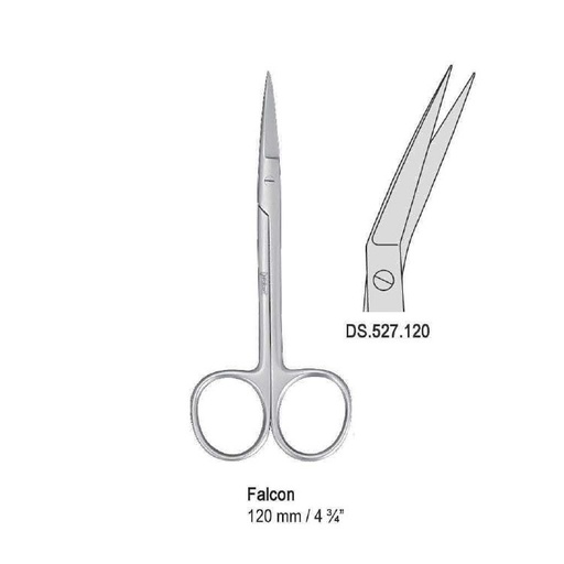 [DS.527.120] Scissors Falcon angled 120mm