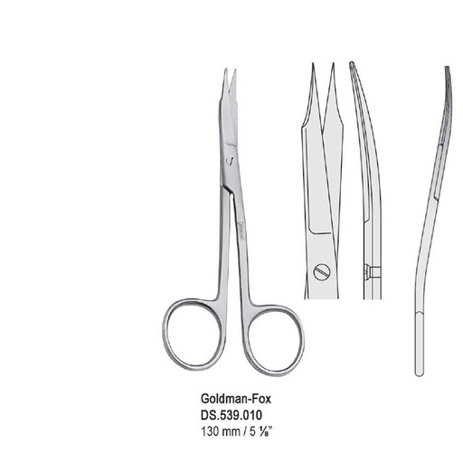 [DS.539.010] Scissors Goldman-Fox S-Shape 130mm
