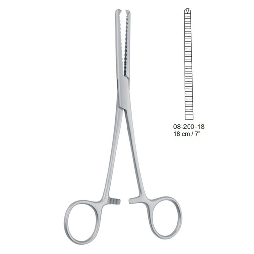 [BH.484.185] Forceps artery Kocher-Nippon straight 185mm