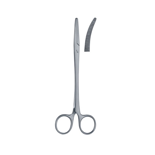 [BH.497.130] Forceps artery Spencer Wells screw-joint curved 130mm
