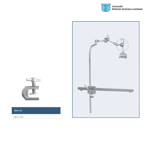 [BR.711.210] Falcon Iron-Arm system, retractor clamp