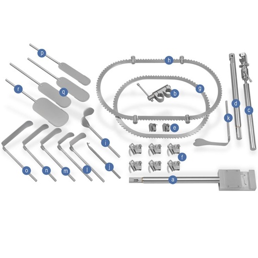[BR.800.020] Falcon universal ring retractor, general surgery kit II 