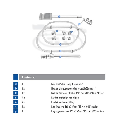 [BR.800.100] Falcon universal ring retractor, basic starter kit