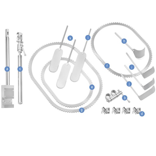 [BR.800.200] Falcon universal ring retractor, abdominal aortic aneurysm kit