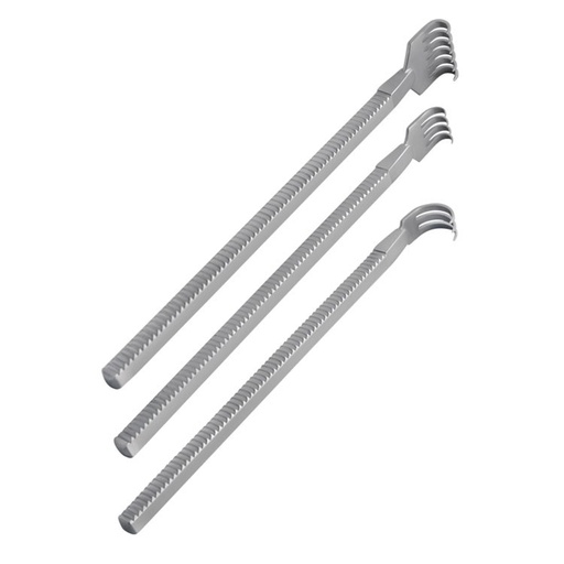 [BR.837.010] Falcon universal ring retractor, blade Lempert 3-prongs sharp 19x17mm