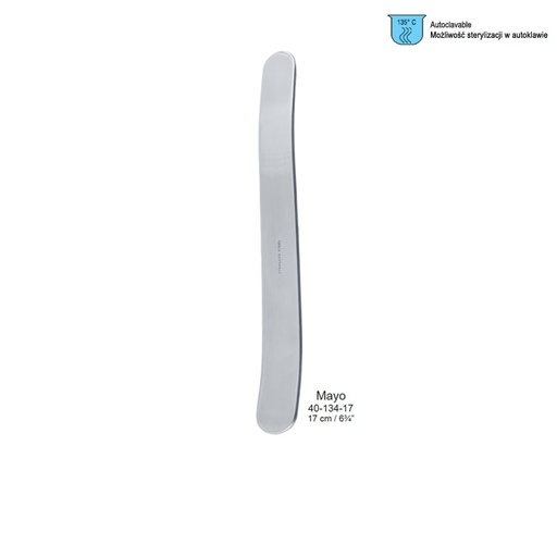 [FB.257.170] Tongue depressor Mayo S-Shape 16/22mm, 170mm