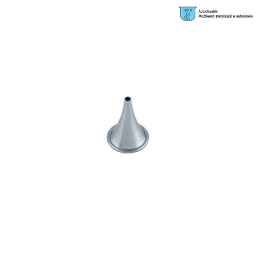 [FO.075.030] Specula ear Politzer round Ø 3.0mm, Brass CP