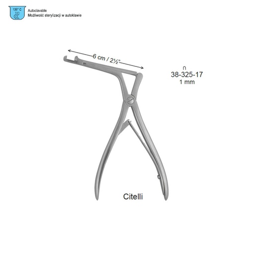 [FO.420.010] Punch bone Citelli 1.0x65mm Shaft
