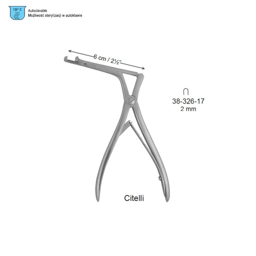 [FO.420.020] Punch bone Citelli 2.0x65mm Shaft
