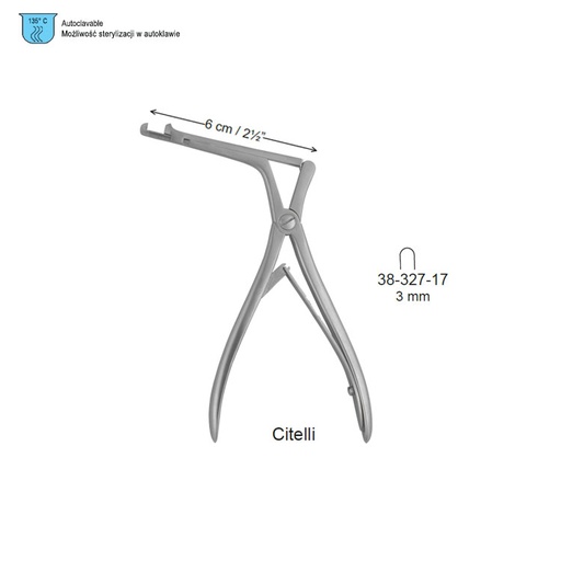 [FO.420.030] Punch bone Citelli 3.0x65mm Shaft