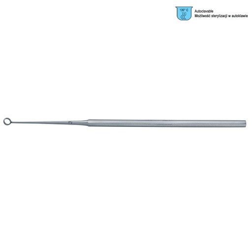 [FO.657.050] Curette ear Buck blunt angled fig.5, 165mm 