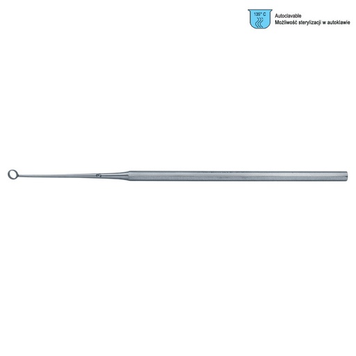 [FO.667.050] Curette ear Buck sharp angled fig.5, 165mm 