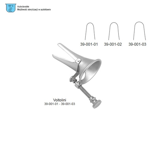 [FR.023.010] Specula nasal Voltolini (Duplay) fig. 1