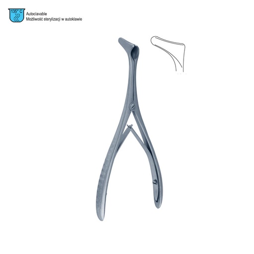 [FR.032.020] Specula nasal Tieck-Halle fig2, 135mm