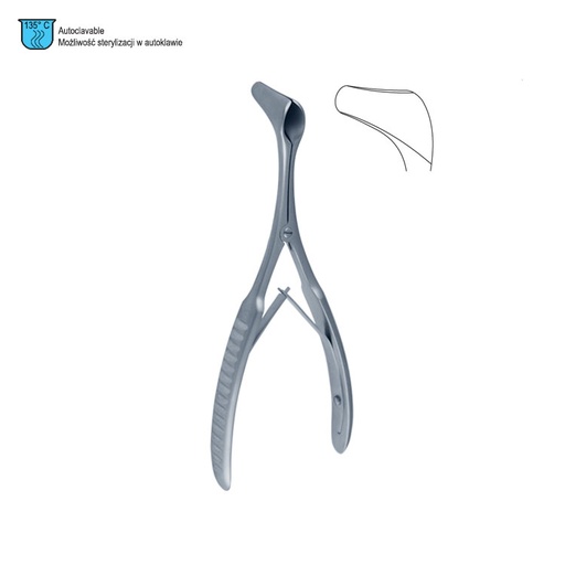 [FR.042.010] Specula nasal Hartmann-Halle fig.1, 155mm