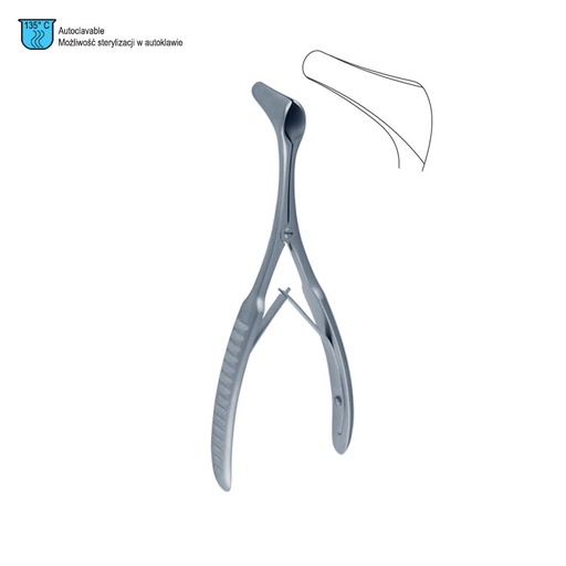 [FR.042.030] Specula nasal Hartmann-Halle fig.3, 155mm