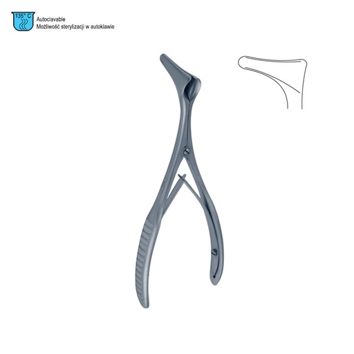 [FR.044.010] Specula nasal Vienna Patt fig.1 Small 140mm / 5 1/2"