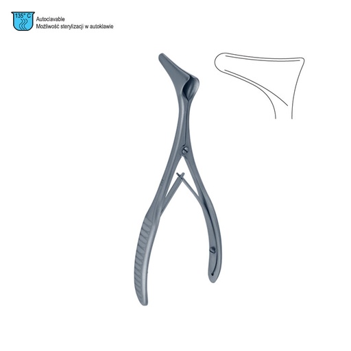 [FR.044.030] Specula nasal Vienna Patt fig.3 Large 140mm / 5 1/2"