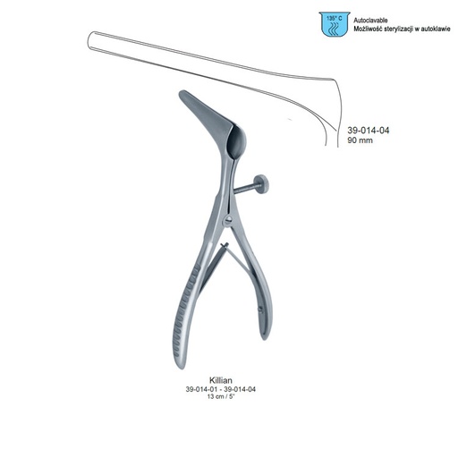 [FR.080.090] Specula nasal Killian without screw 90x140mm