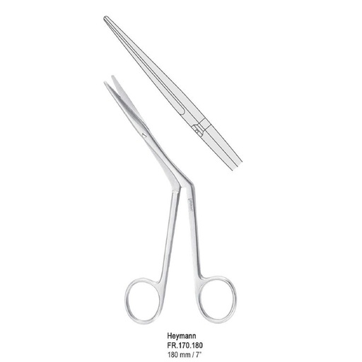 [FR.171.180] Scissors nasal Sieler 180mm