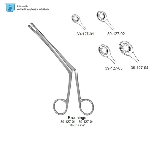 [FR.801.030] Forceps nasal septum Bruenings fig.3, 190mm