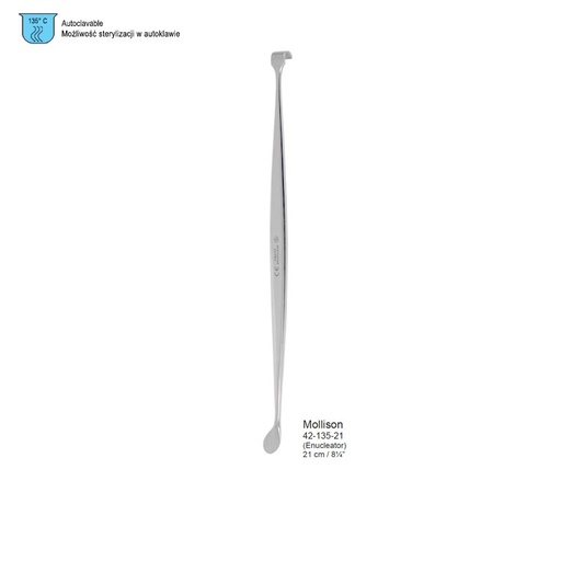 [FT.103.210] Dissector tonsil / pillar  retractor Mollison 11+10/210mm