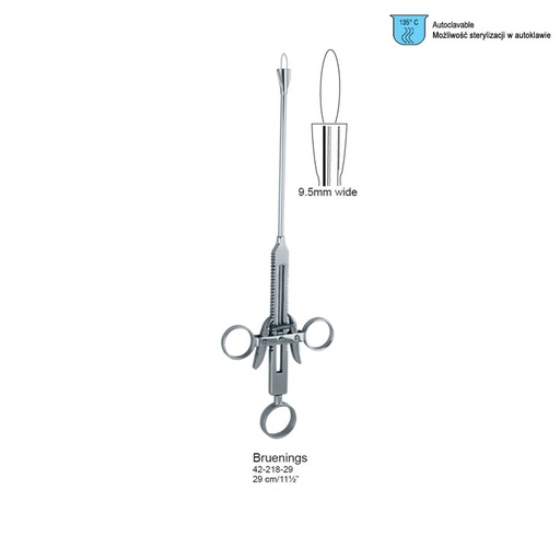 [FT.338.280] Snare tonsil Bruennings ratchet-action 290mm