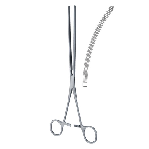 [GA.135.250] Clamp intestinal atraumatic Mayo-Robson curved 250mm 