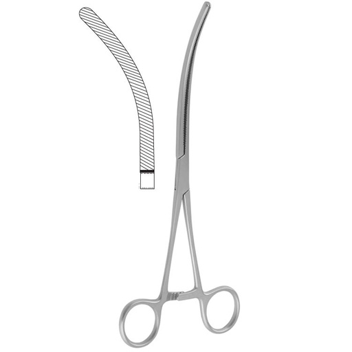 [GA.227.215] Clamp intestinal Doyen curved 215mm