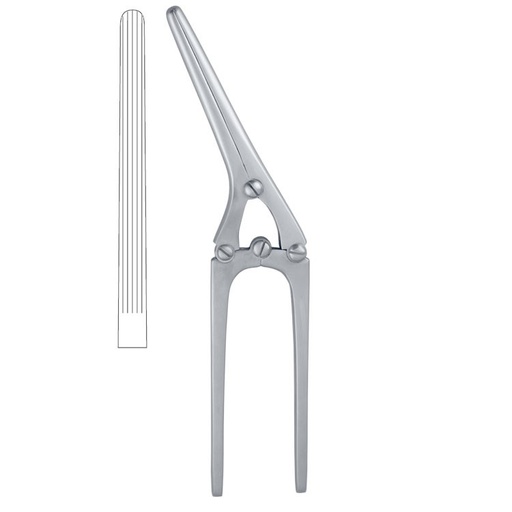 [GA.665.350] Clamp intestinal anastomosis Payr without pin 350mm / 13 7/8"