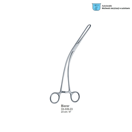 [GN.807.230] Forceps vulsellum Bierer sideways 5x6th 230mm
