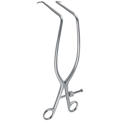 [NR.794.075] Retractor SR Gelpi Z-style 90º right handed 1x1th blunt 75x260mm
