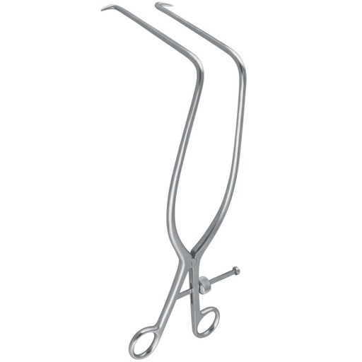 [NR.794.125] Retractor SR Gelpi Z-style 90º right handed 1x1th blunt 125x260mm