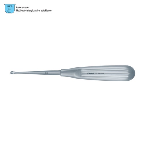 [OC.712.000] Curette bone SE Volkmann oval fig. 00, 170mm