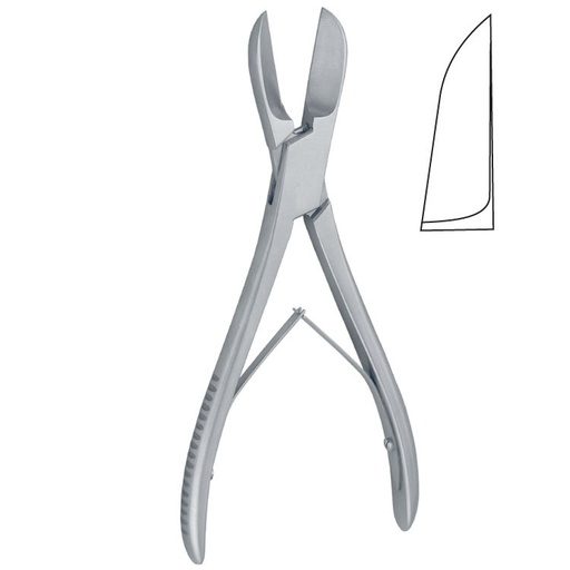 [OC.880.170] Cutter bone Liston box-joint straight 170mm