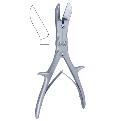 [OC.959.240] Cutter bone Liston x-action angled 240mm