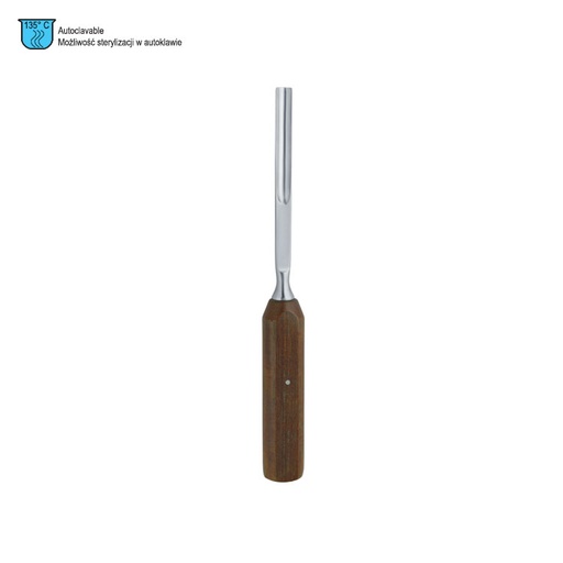 [OG.351.100] Gouge bone Lexer spongiosa fiber handle curved 10x250mm