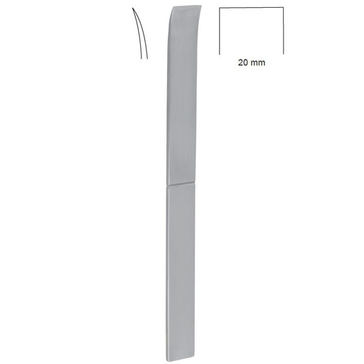 [OP.411.200] Osteotome Lambotte curved 20x240mm