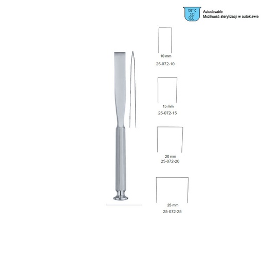 [OP.510.100] Osteotome Stille straight 10x205mm