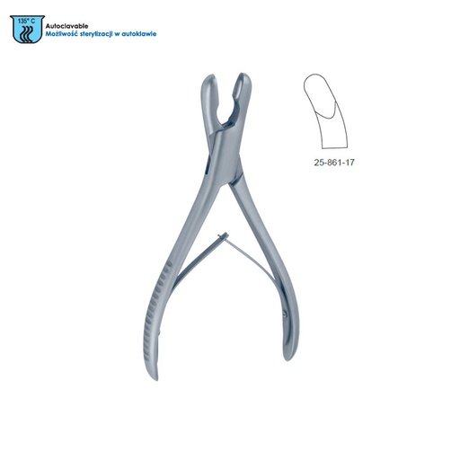 [OR.793.175] Ronguer bone Luer heavy curved 175mm