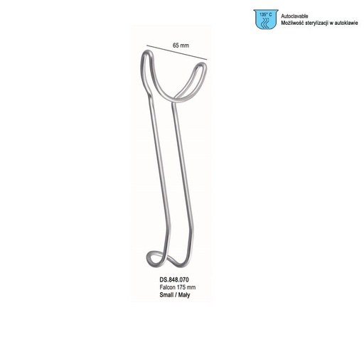 [DS.848.070] Retractor universal lip and cheek double ended small