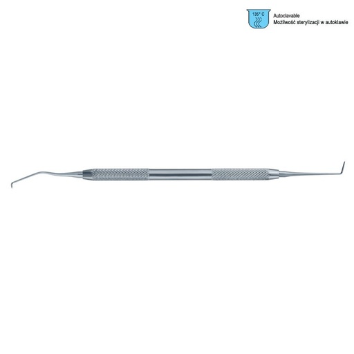 [DD.550.032] Classic-Round Probe Periodontal de Cattoni fig. U 1/2