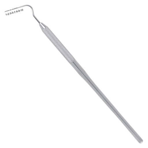 [DD.701.263] Classic-Round Probe Periodontal se color-coded fig. 26G