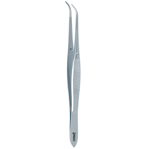 [DD.978.130] Deluxe Tweezers Perry curved 130mm