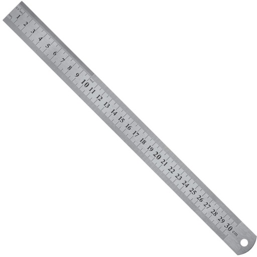 [BA.225.300] Ruler stainless steel 300mm/12"