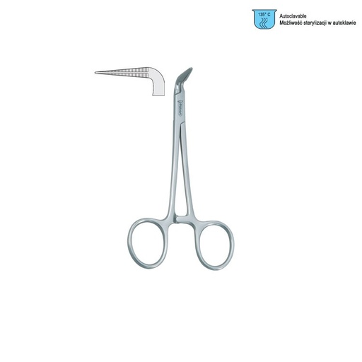 [DR.587.130] Silver points and broken files removing forceps 125mm