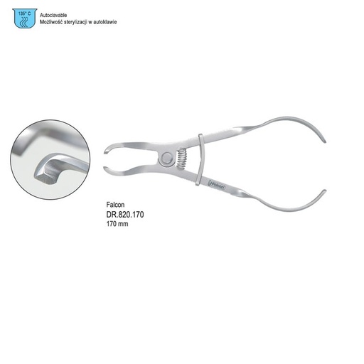[DR.820.170] Matrix forceps Falcon 170mm