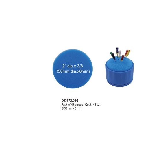 [DZ.572.050] Spare sponges ø 55mm x 5mm (Pack of 50 pieces)