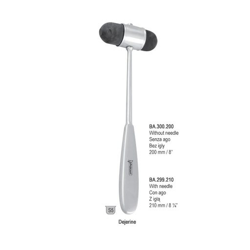 [BA.299.210] Percussion hammer Dejerine with pin 210mm 