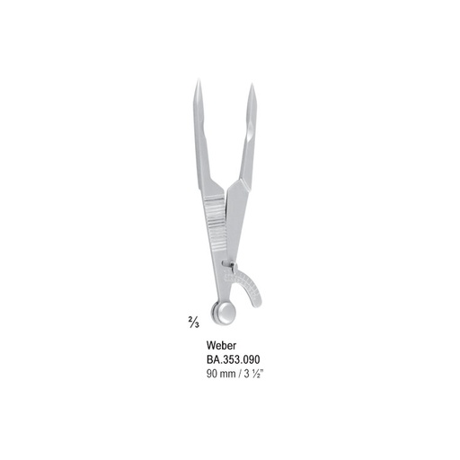 [BA.353.090] Aesthesiometer Weber 90mm